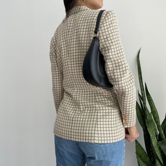 Vintage Escada double breasted front woven blazer jacket - Picture 4 of 11